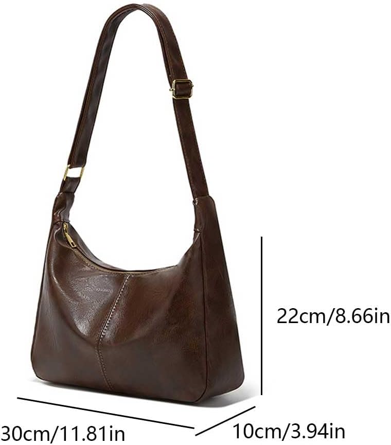 Slouchy  Bags for Women Leather Shoulder Bag Eeryday Purse intage Slouchy Bag  Purse with Zipper