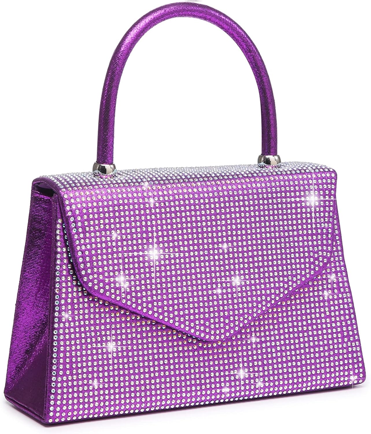 Women's Evening Bag Party Clutches Wedding Purses Cocktail Prom Handbags with Frosted Glittering